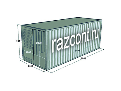 размеры контейнер 20 футов: длина, ширина, высота. 20 футовый контейнер - габариты, вес, грузоподъемность, объем